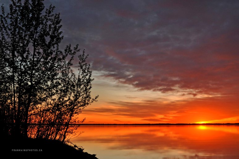 Gull Lake sunrise Alberta Canada